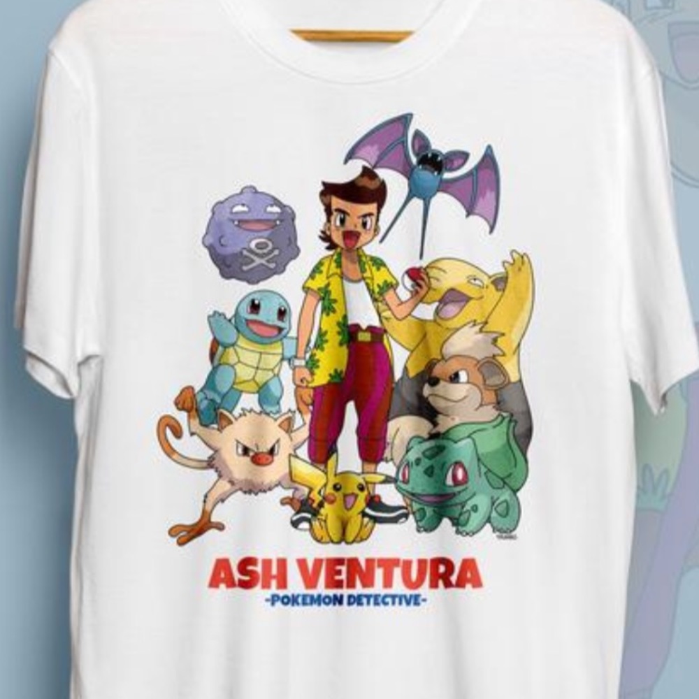Ash Ventura Pokemon Detective Tee LIMITED EDITION